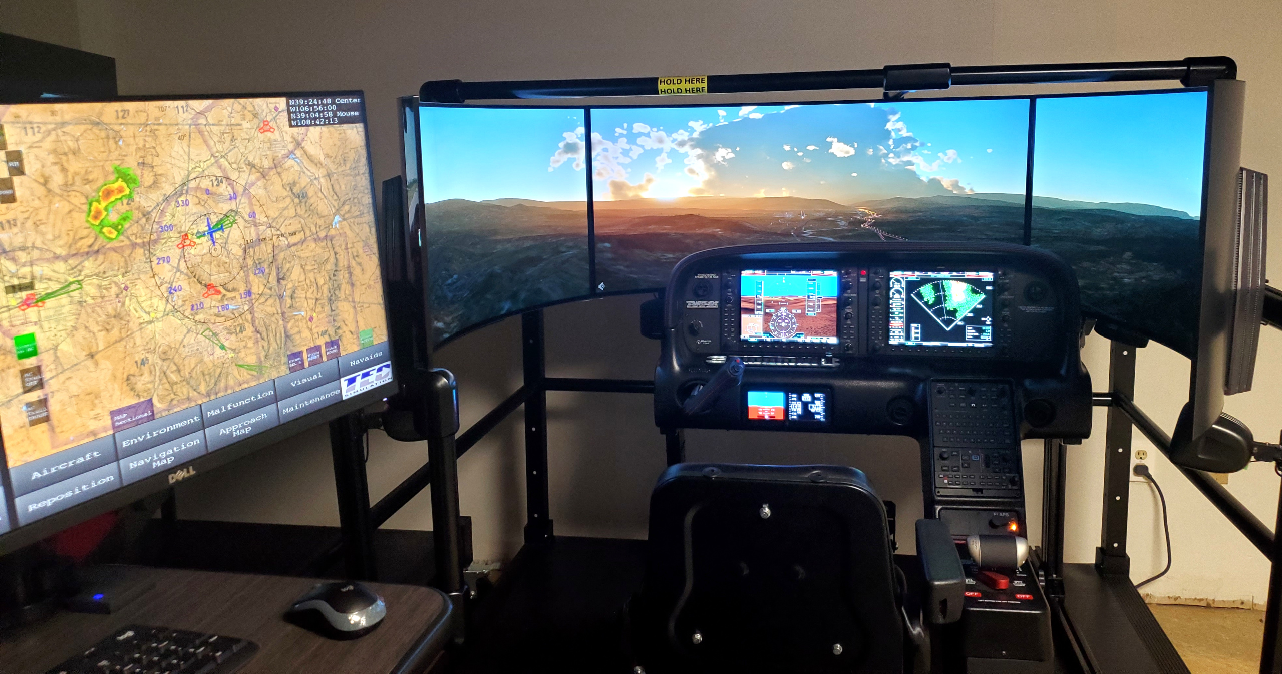 Simulator on mobile platform.